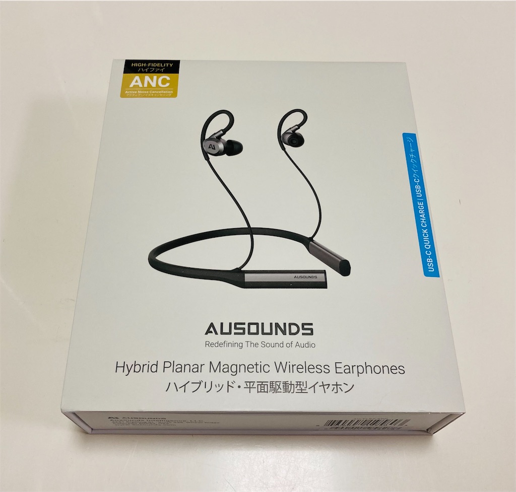 ausounds ハイブリッドアクティブノイズキャンセ本体だけ Ausounds AU-XT ANC ノイズキャンセリング対応ワイヤレス