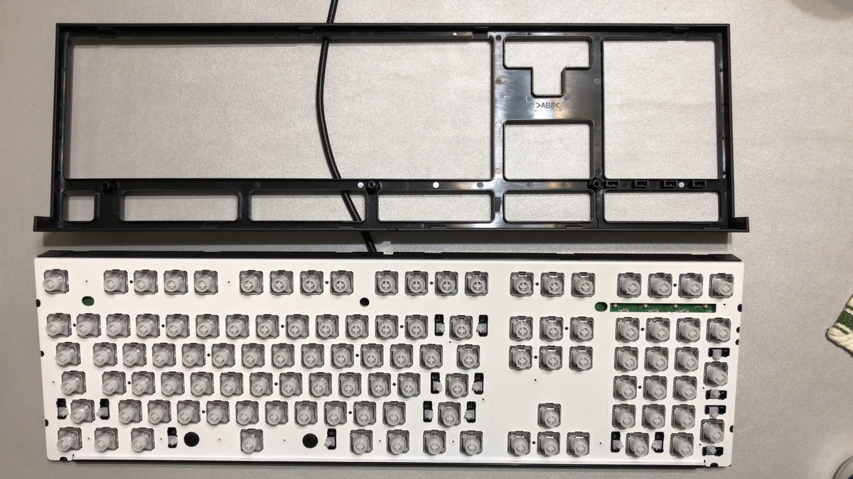 東プレ「REALFORCE RGB」静音リングを装着 - みかん食べながら