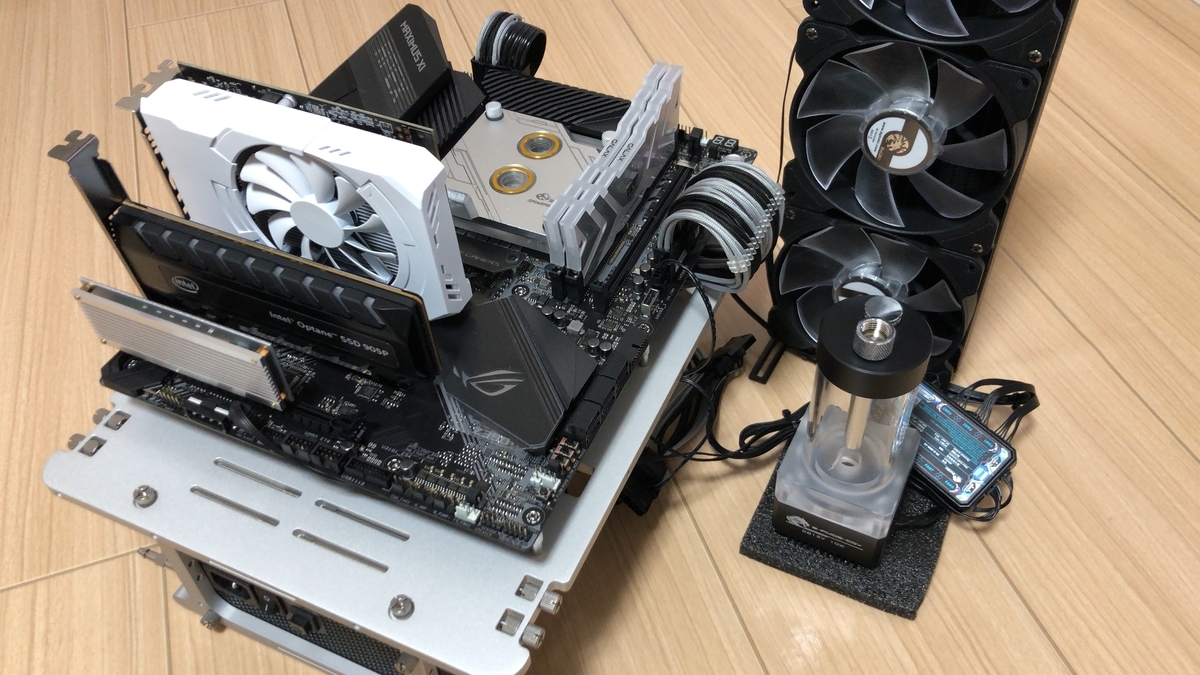 自作PC初め2020 -元旦に本格水冷組んだよ！- - みかん食べながら