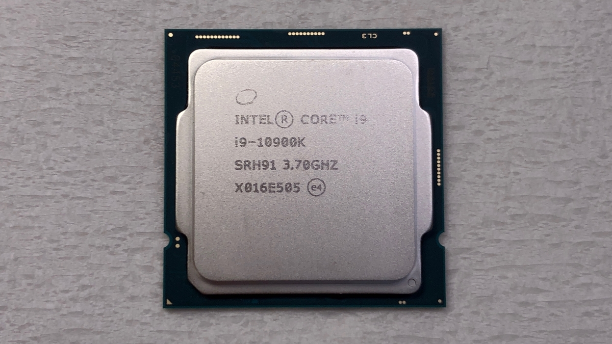 Intel Core i9-10900K 3.70GHz CPU 箱あり