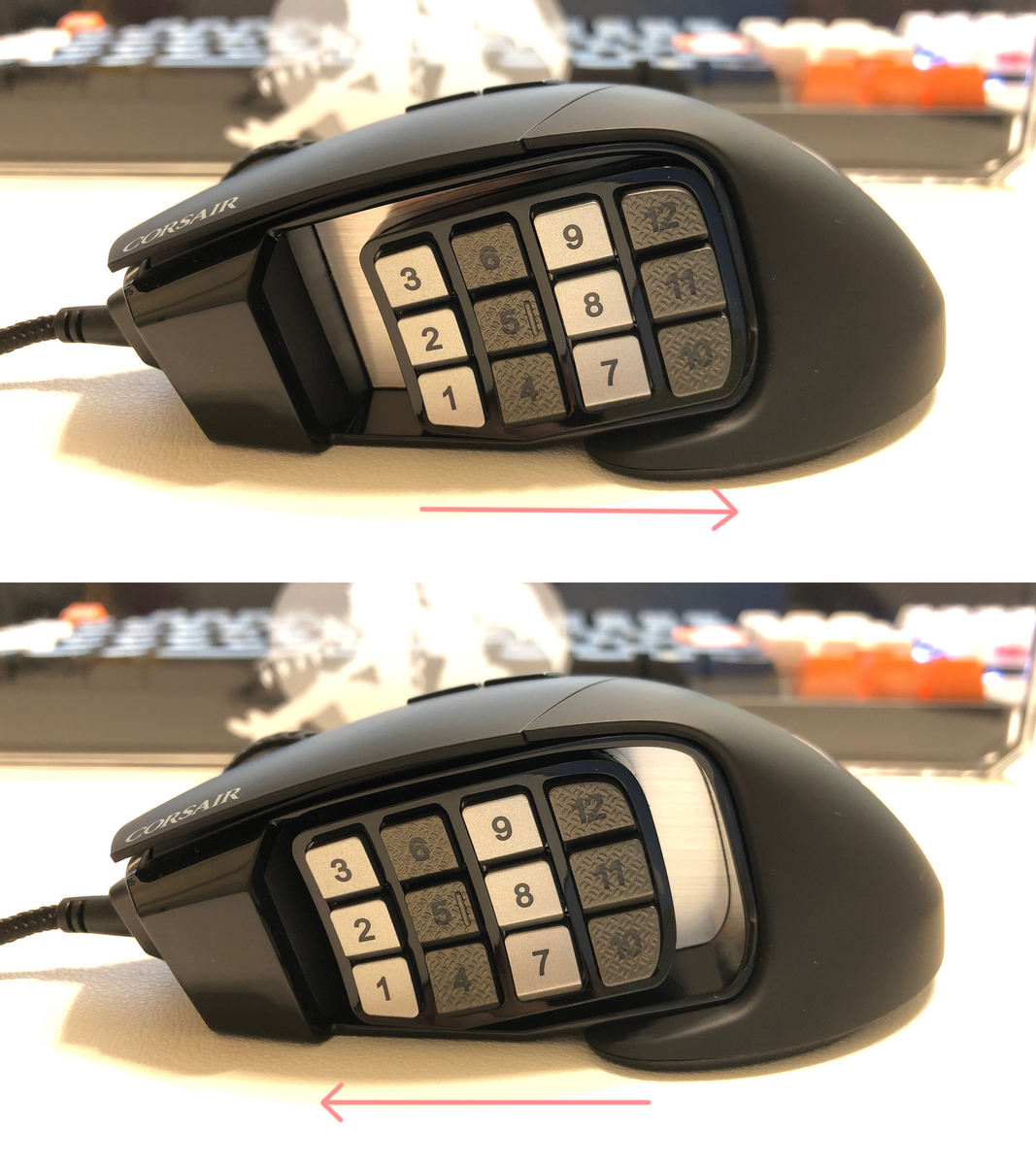 多ボタンゲーミングマウス Corsair SCIMITAR RGB ELITE レビュー 多ボタンゲーミングマウス Corsair SCIMITAR RGB ELITE レビュー