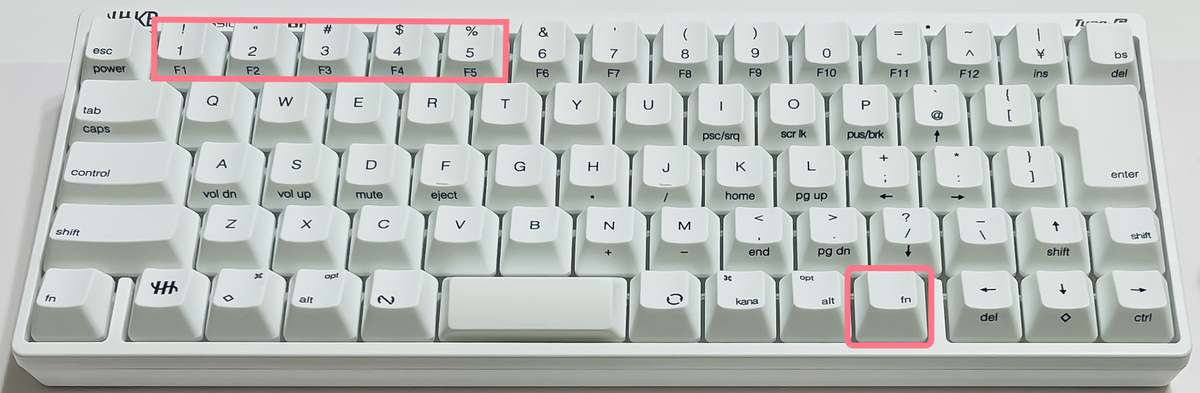 小さくてかわいい Happy Hacking Keyboard Professional HYBRID Type-S