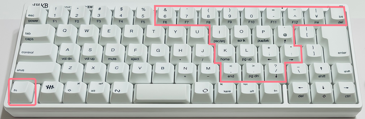小さくてかわいい Happy Hacking Keyboard Professional HYBRID Type-S