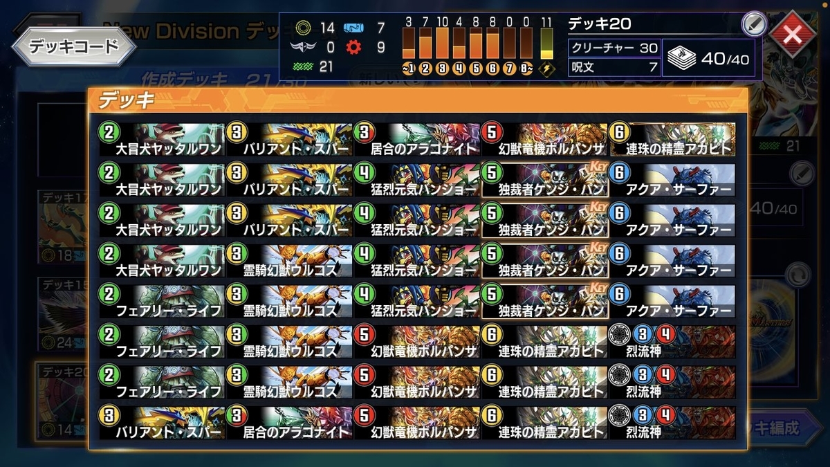 デュエプレ DMPP-08EX 環境考察 - ミケガモのブログ