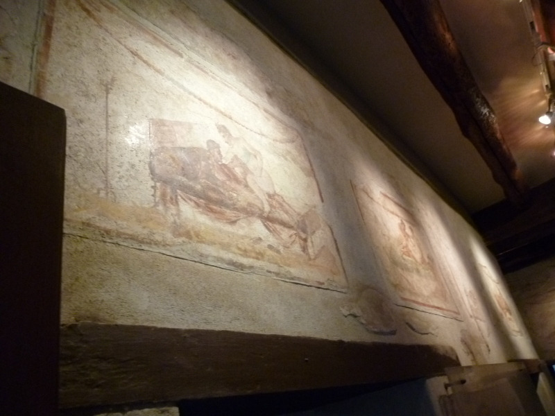油絵　ポンペイの遺跡　(イタリア) 西元　保 油絵 ポンペイの遺跡 (イタリア) 西元 保 絵画