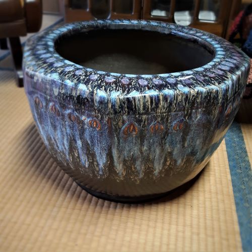 暮らしの古民具「火鉢」×切り株のミニテーブル - つくる・食べる・暮らす