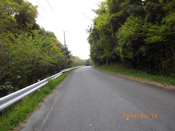 南西の方向の県道58号宇土不知火線へ - ディスカスな日々