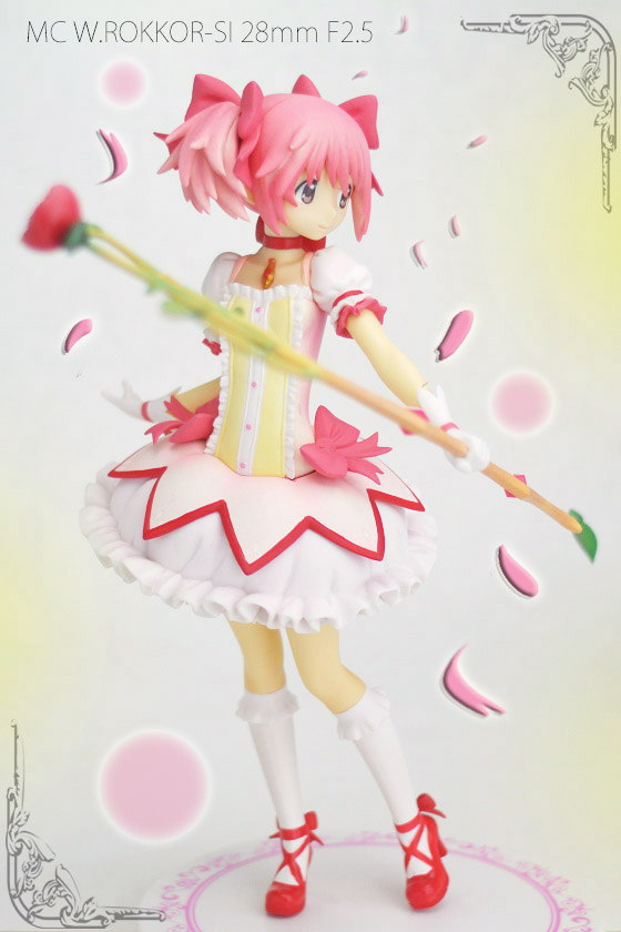 オールドレンズで「バンプレスト 魔法少女まどか☆マギカ SQフィギュア