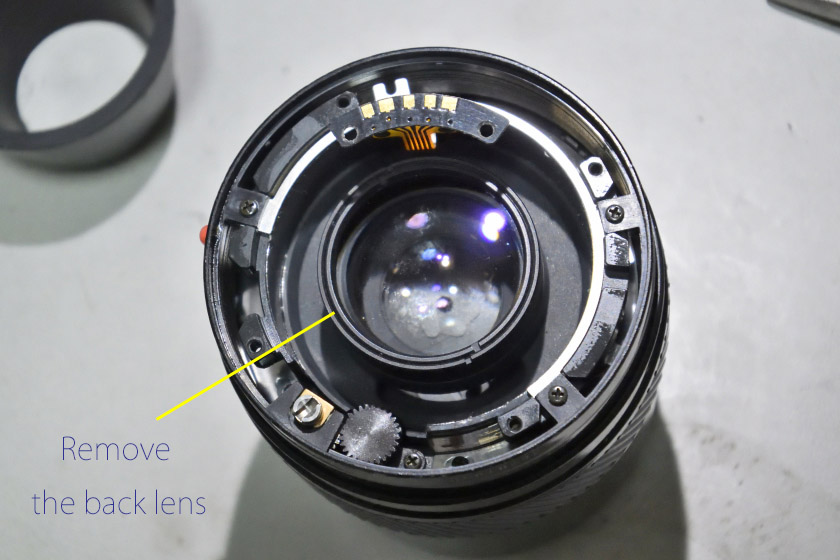 ミノルタ「MINOLTA AF ZOOM 28-85mm F3.5-4.5 MACRO」分解清掃 - 虹色