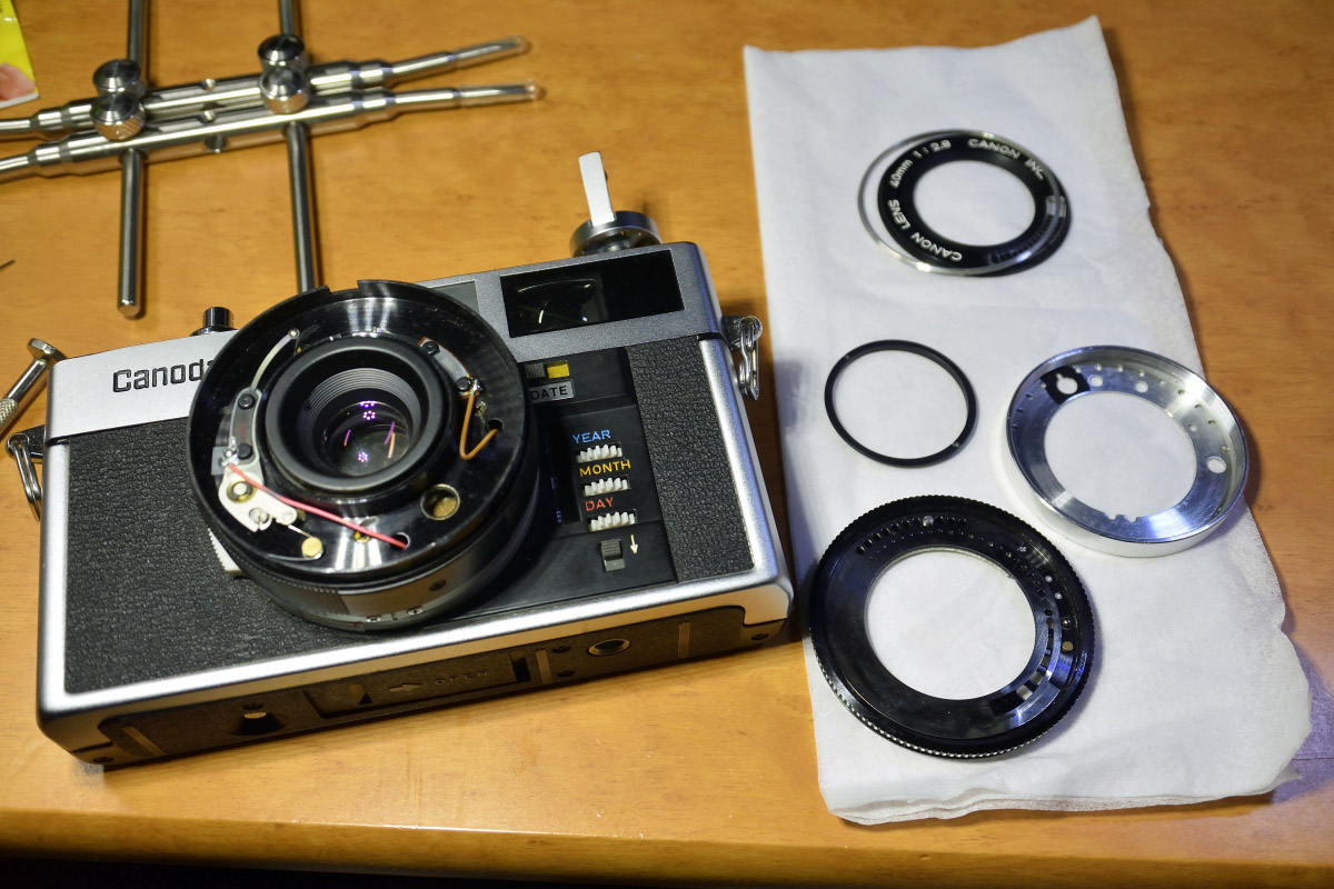 Canon 「キヤノデートE-N」を軽く整備した時の記録 - 虹色
