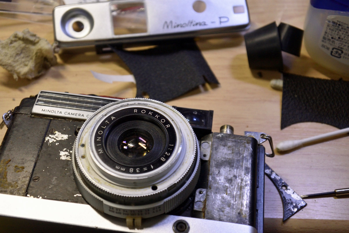 Minolta 「Minoltina-P」＆「NIKKOR-Q Auto 135mm F2.8」 - 虹色
