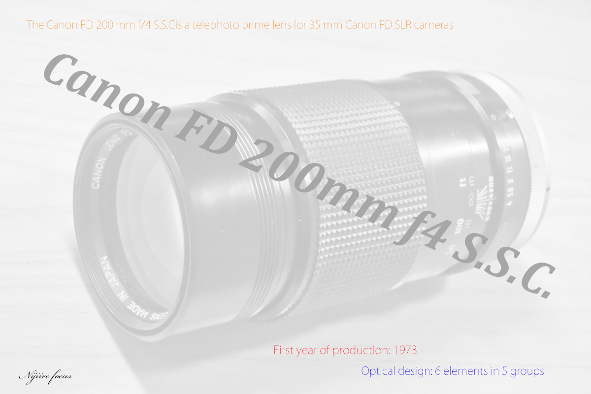 Canon FD 200mm f/4 レンズ FD 200mm F4 の実力: ジャンク箱の住人は人気オールドレンズの夢