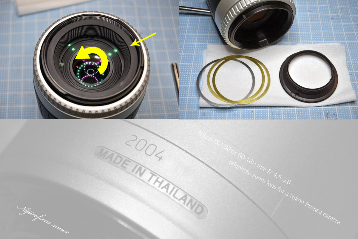 Nikon 「IX-Nikkor 60-180 mm f/ 4.5-5.6」簡単にRepair、example - 虹 