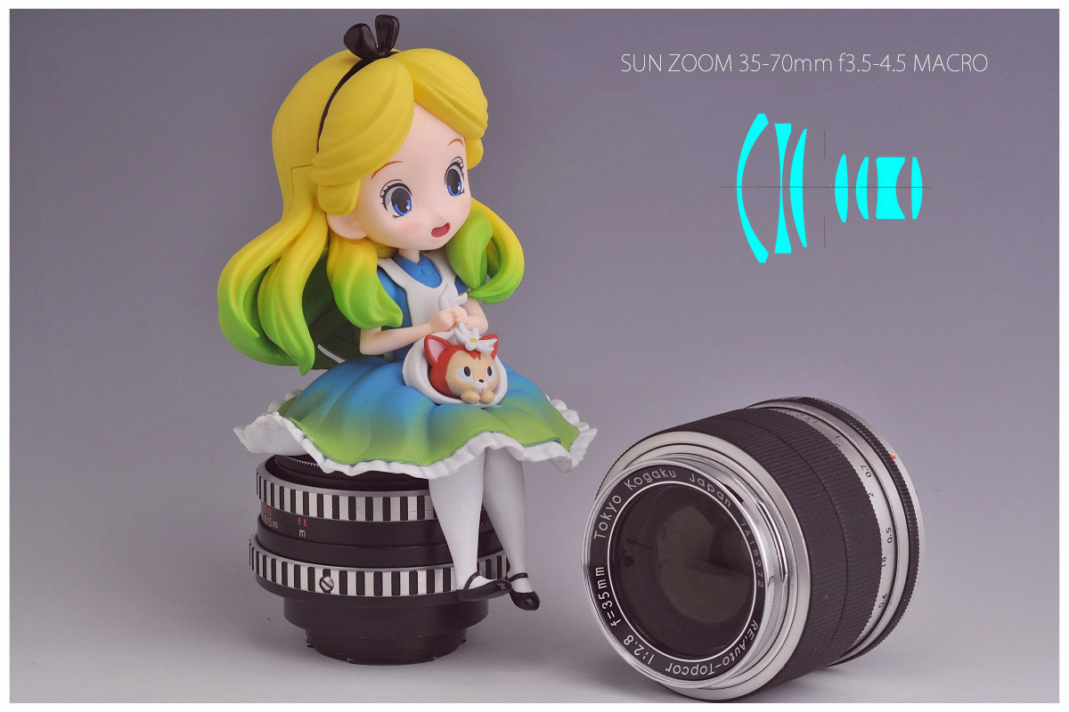 サン光機「SUN ZOOM 35-70mm f3.5-4.5 MACRO」をちょっと整備＆撮影