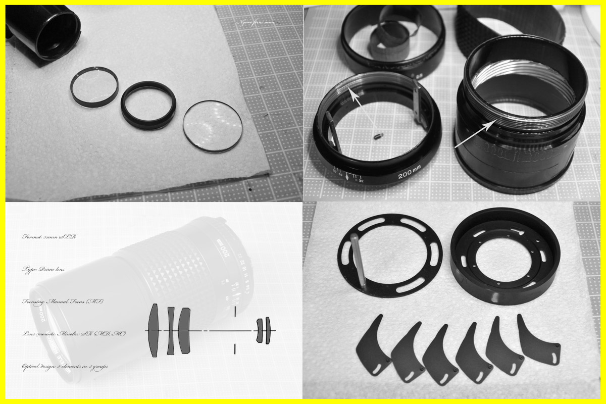 ミノルタ 「MD TELE ROKKOR 200mm F4」ちょっと整備、ちょっと作例