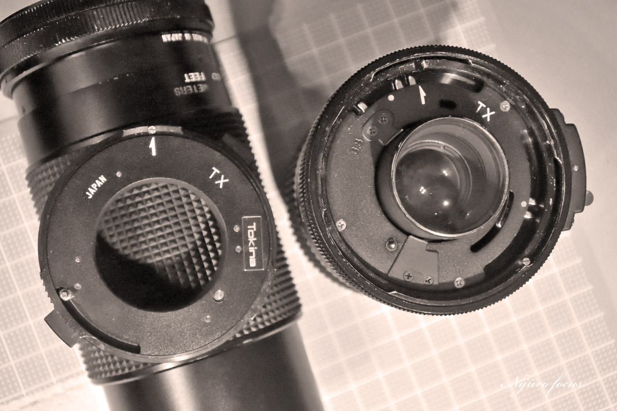 トキナー「RMC 70-150mm f3.8」＆交換式マウントTXをちょっと整備 - 虹