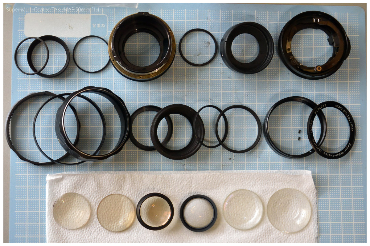 アサヒペンタックス「Super-Multi-Coated TAKUMAR 50mm f1.4」を