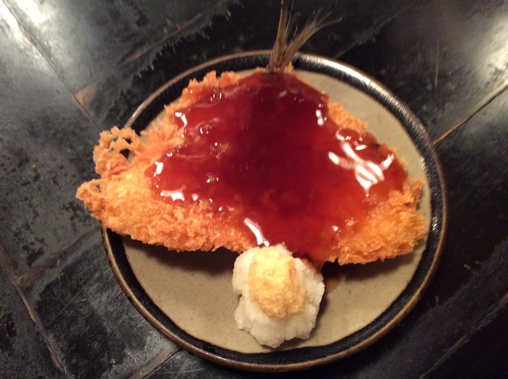 アジフライwith天つゆ