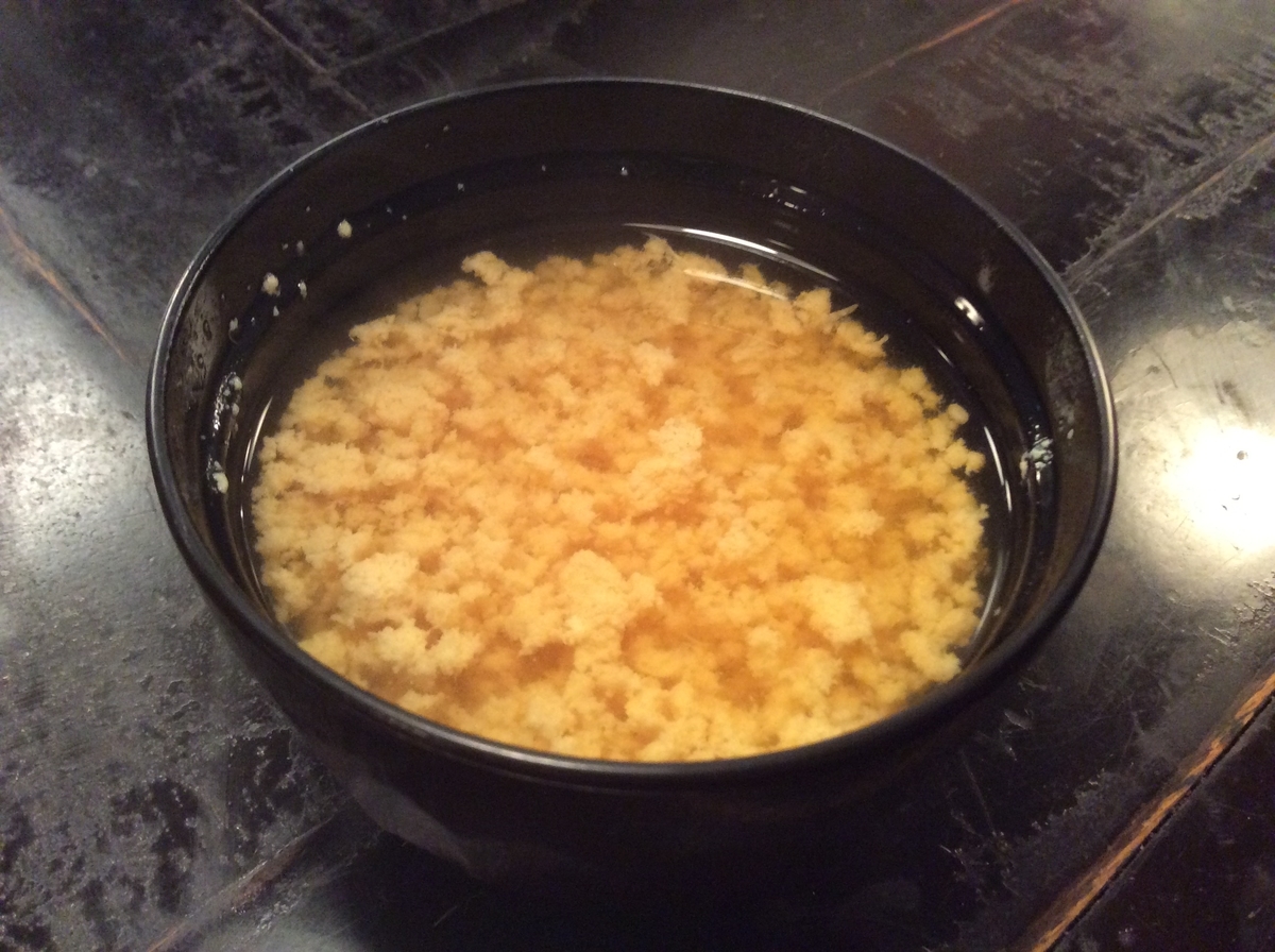 三年味噌の味噌汁