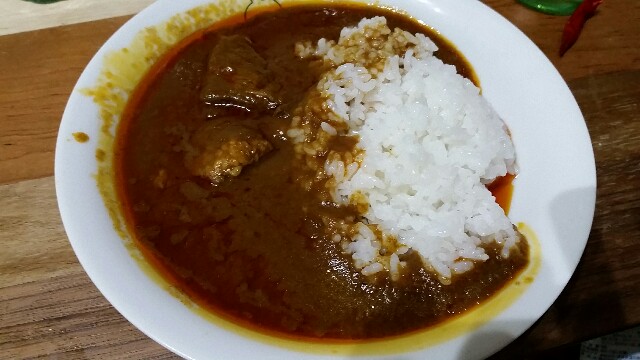 本場インド風カレー 男乃カレー ビーフ を食べてみました まいるどみにちゃん