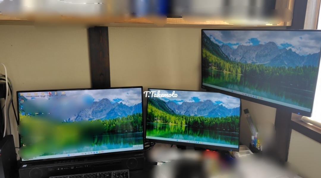 デスクトップ一体型パソコンでモニター二台追加」の巻 - トモエデンキ