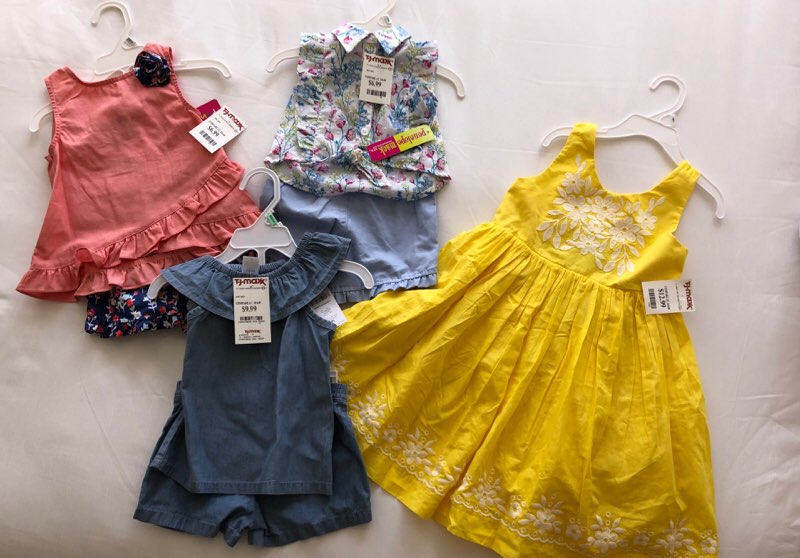 f:id:mile-de-hawa111:20190627133110j:plain ハワイのT.J.Maxxの子供服やベビー服