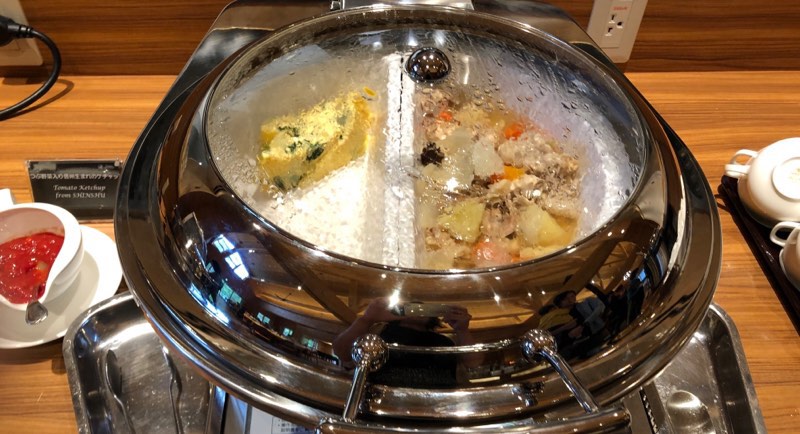 f:id:mile-de-hawa111:20191008151123j:plain ザ・プリンス・ヴィラ軽井沢のセンターハウスの朝食 洋食のブッフェメニュー