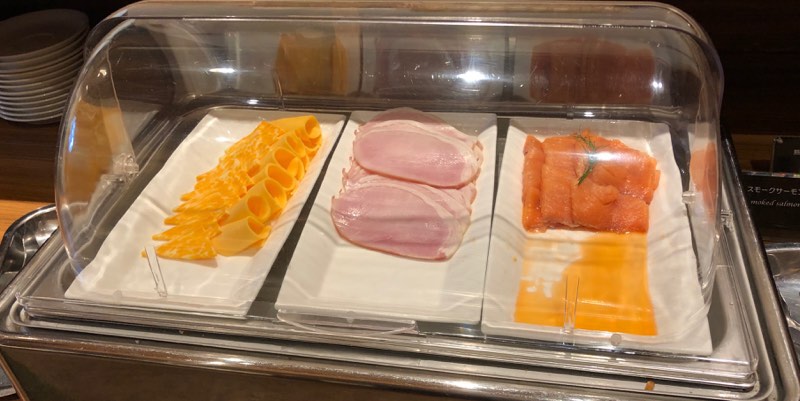 ザ・プリンス・ヴィラ軽井沢のセンターハウスの朝食 洋食のブッフェメニュー