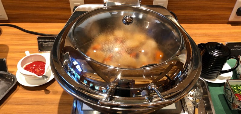 f:id:mile-de-hawa111:20191008151217j:plain ザ・プリンス・ヴィラ軽井沢のセンターハウスの朝食 和食のブッフェメニュー
