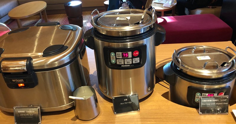 f:id:mile-de-hawa111:20191008151224j:plain ザ・プリンス・ヴィラ軽井沢のセンターハウスの朝食 和食のブッフェメニュー