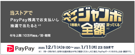 「ユアマイスター」はペイペイジャンボ対象！マイナポイント利用にもおすすめ