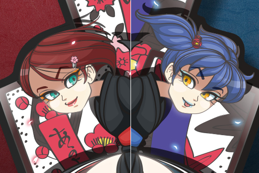 LADY LUCK 赤短と青短(さくらとぼたん)メインイメージ