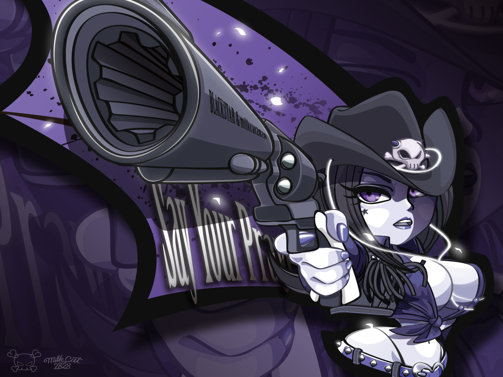 新作ステッカー用イラスト Blackstar 祈れ です Milkcat28 S Blog