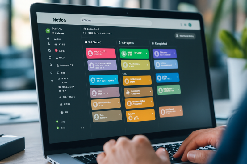 Notionのカンバンビューでプロジェクト管理