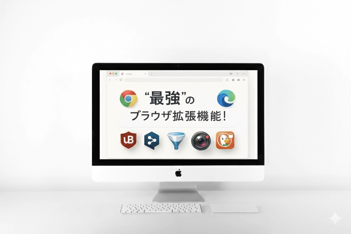 僕が手放せなくなった便利なChrome/Edge拡張機能