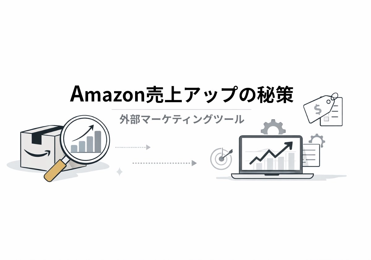  Amazon売り上げアップのための外部マーケティングツール紹介。