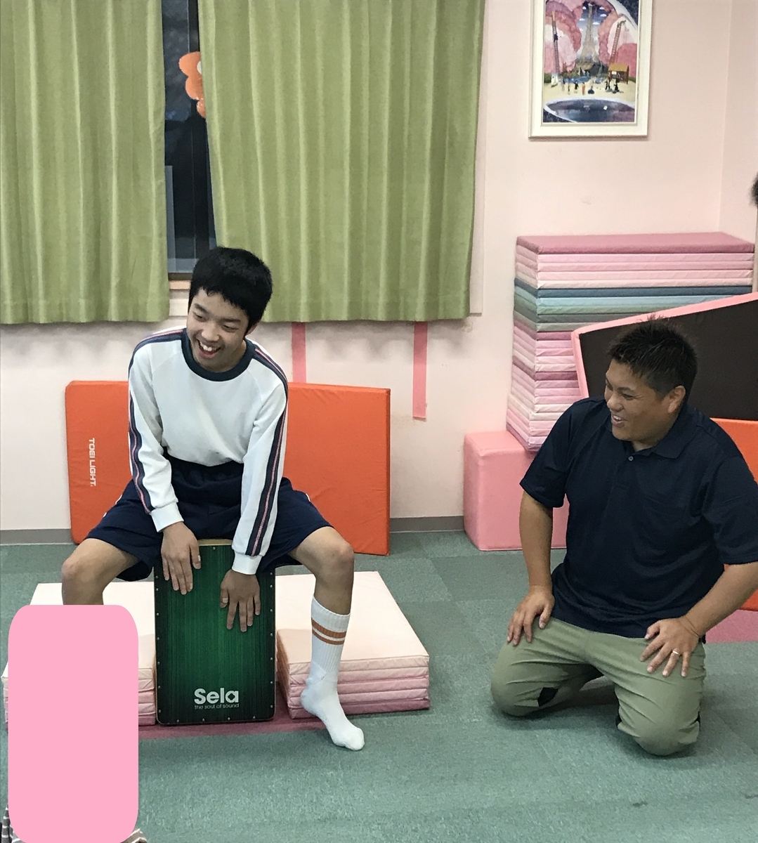 カホンの先生が来てくれました🎵