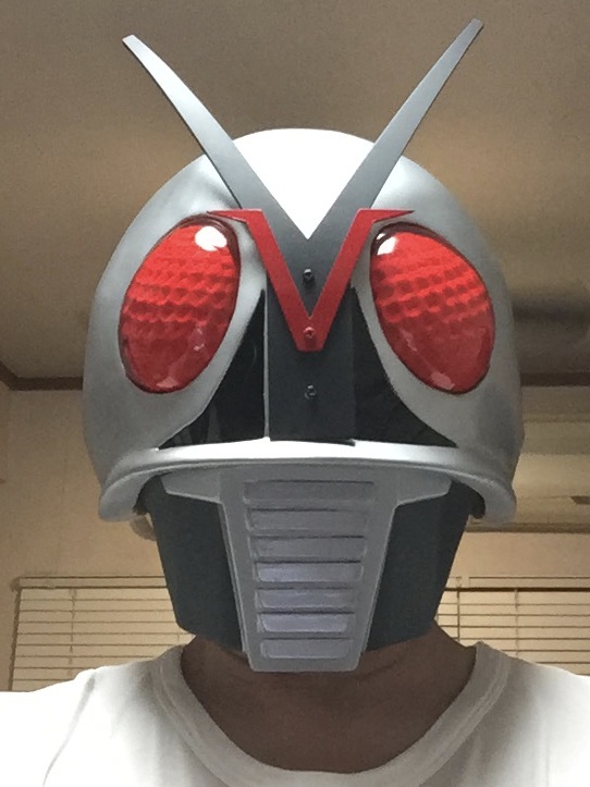 仮面ライダーX ビッグマスク 仮面ライダーX ビッグマスク マスク自作】1/1 仮面ライダーを作る X