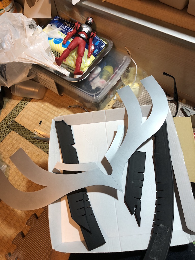 仮面ライダー龍騎を作る9 ジペスレ制作【マスク制作記】 - 創造