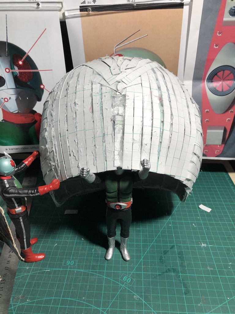ガワコス制作記】ダブルライダー編1 【コスプレ】 - 創造人間 DIY