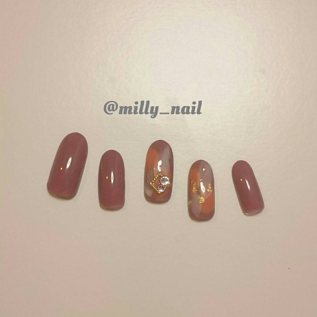 秋冬オススメニュアンスネイル , millynail\u0027s blog