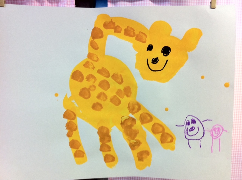 水彩絵の具で遠足の動物園の思い出をかいたよ こどもと一緒にhappy Life 水彩絵の具で遠足の動物園の思い出をかいたよ こどもと一緒にhappy Life