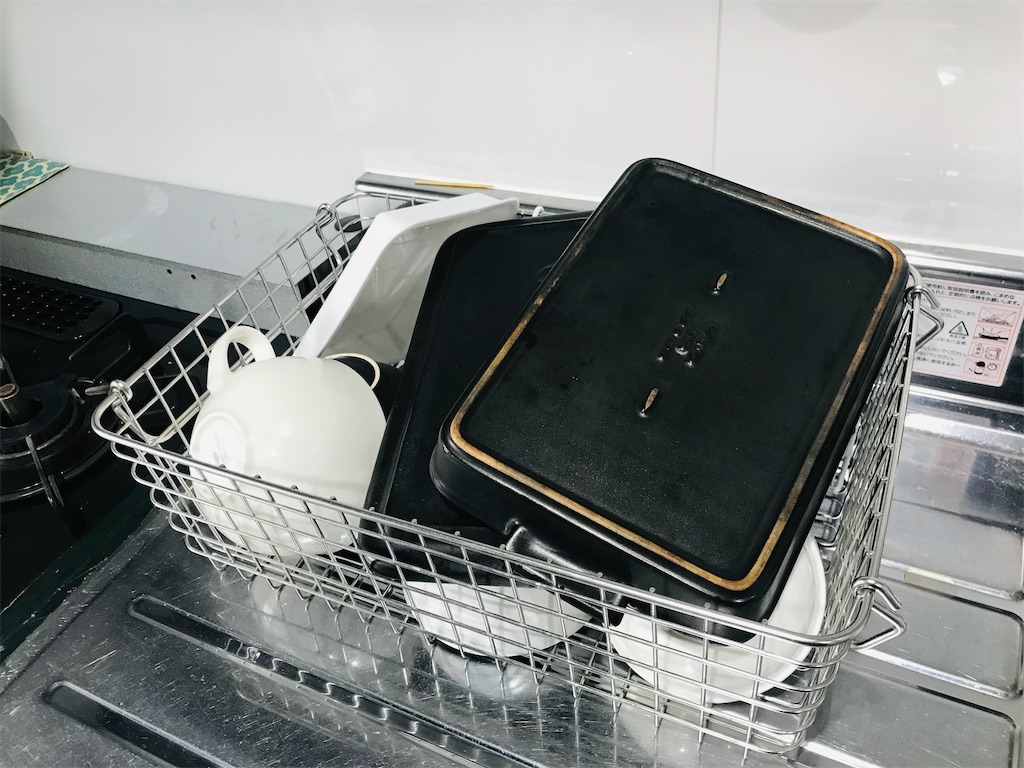 無印ステンレスワイヤーバスケットを水切りカゴとして使う。 - ゼロ