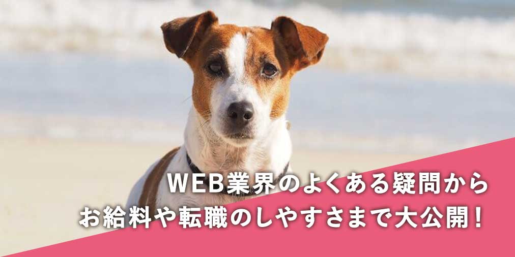 f:id:mimipen:20190713172447j:plain WEB業界のよくある疑問からお給料や転職のしやすさまで大公開!