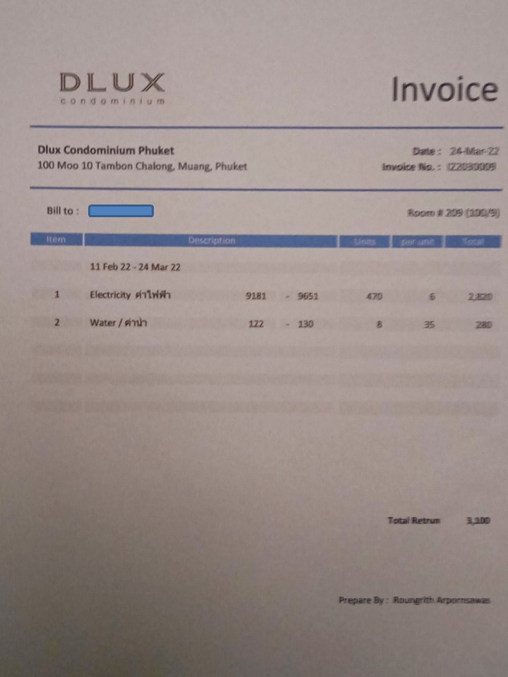 invoice