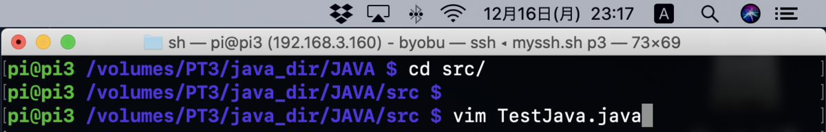 RaspberryPi 3 に Java環境を構築する - min117の日記