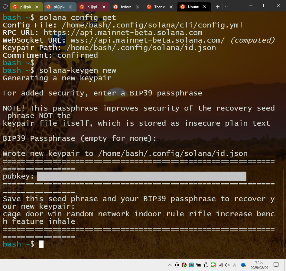 Solana CLI Basics - min117の日記
