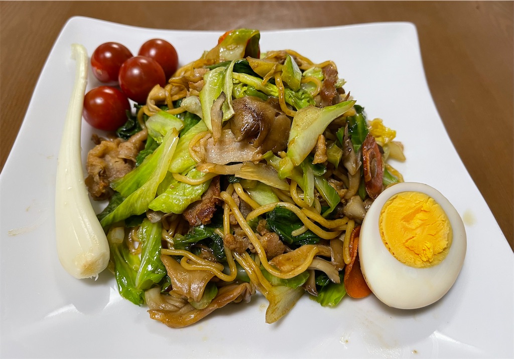 野菜たっぷり焼きそば