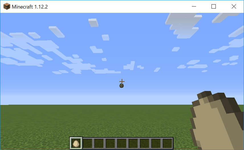 Minecraft 1 12 2 卵爆弾modの進捗状況 Mod制作 Minecraft Minbのmod制作備忘録