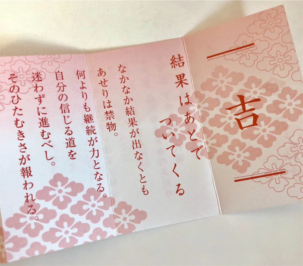 おみくじは持ち帰る 上手く言えないあれこれ
